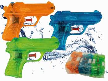 Wasser-Pistole 12 cm sortiert im Beutel 
