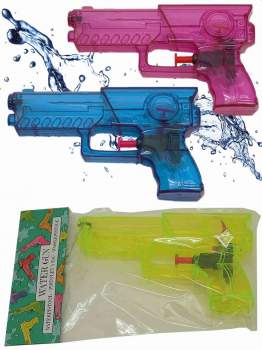 Wasser-Pistole 15 cm farbig sortiert im Beutel 