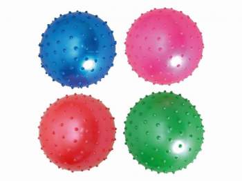 Noppen-Ball 20 cm farbig sortiert nicht aufgeblasen