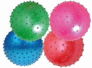 Noppen-Ball 30 cm farbig sortiert nicht aufgeblasen