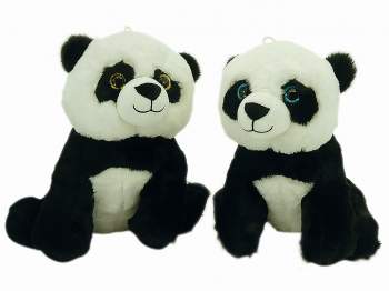 Plüsch-Panda 25 cm mit Glitzeraugen 