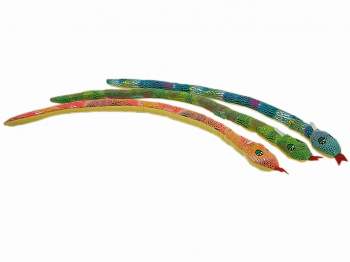 Plüsch-Schlange 70 cm mit Glitzer farbig sortiert 