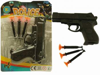 Pfeil-Pistole 15 cm mit 3 Pfeilen auf Karte 