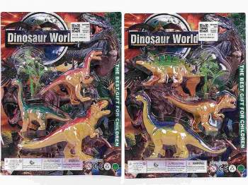 Dino Spielset auf Karte 25 x 19 cm 