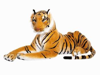 Plüsch-Tiger 60 cm  liegend braun