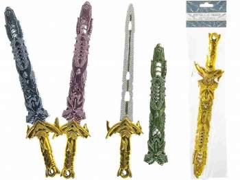 Metallic-Schwert 33 cm farbig sortiert im Beutel