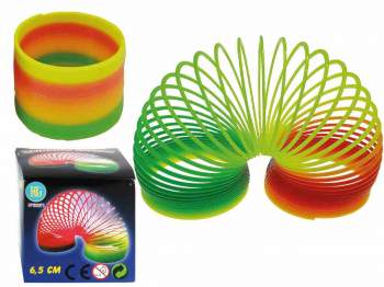 Regenbogen-Spirale 6,5 x 6 cm in Box